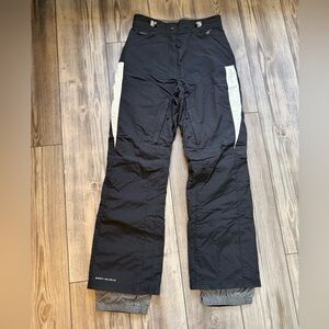 BODY GLOVE Snow Pants Waterproof  Freeride Series Black & White Size Medium